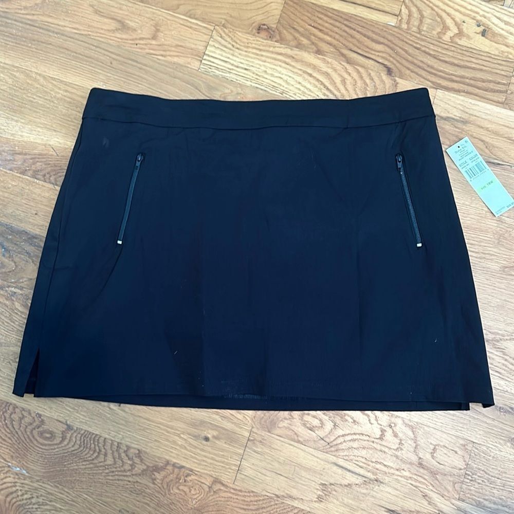 Ruby Rd. Black Stretch Waistband Skort. Size 18W NWT